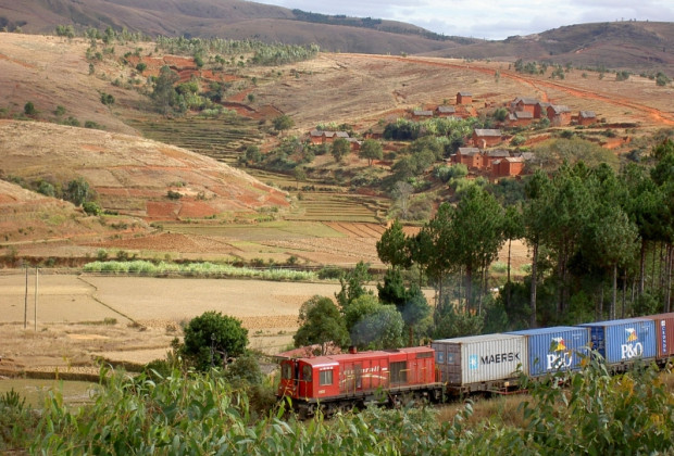 Eisenbahn im Hochland von Madagaskar