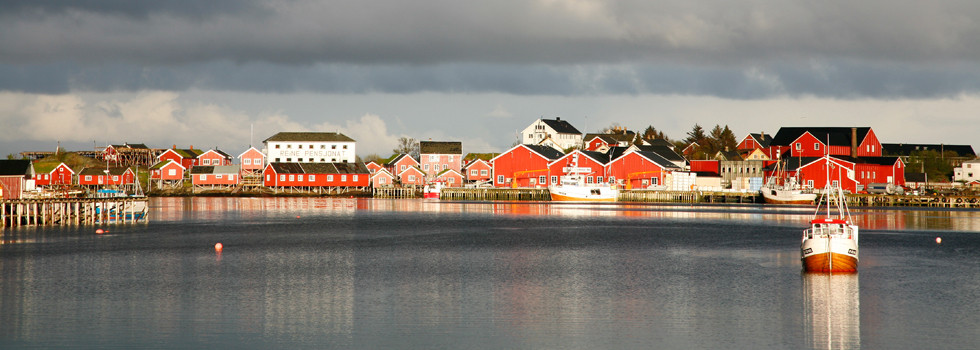 Norwegens wunderschöne roten Häuser