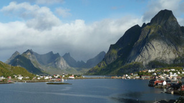 Beeindruckende Berge auf den Lofoten